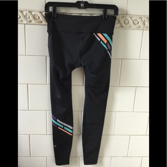 GAP GapFit GFast Leggings Colorful Accents size  XS - Picture 3 of 5